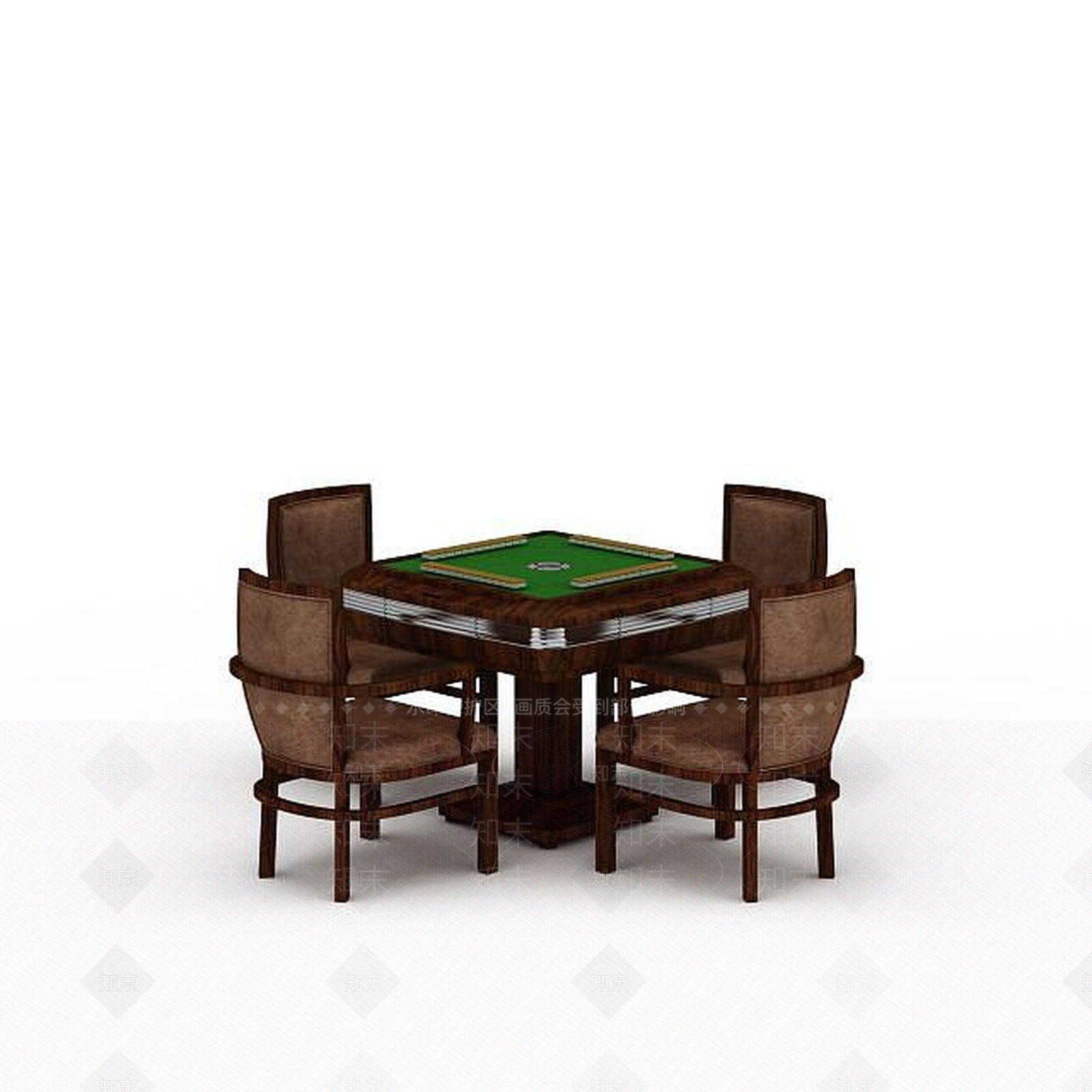 现代自动麻将桌3D模型下载【ID:1199894371】