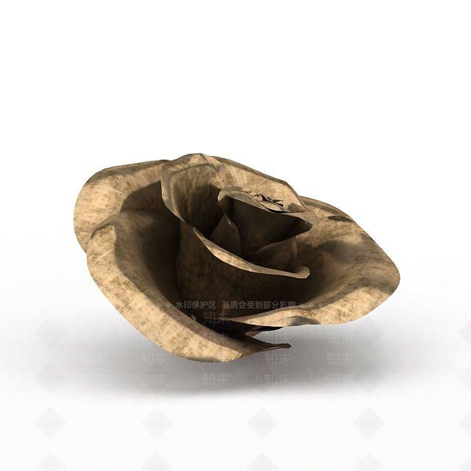 现代花朵胸针首饰3D模型下载【ID:1199896620】