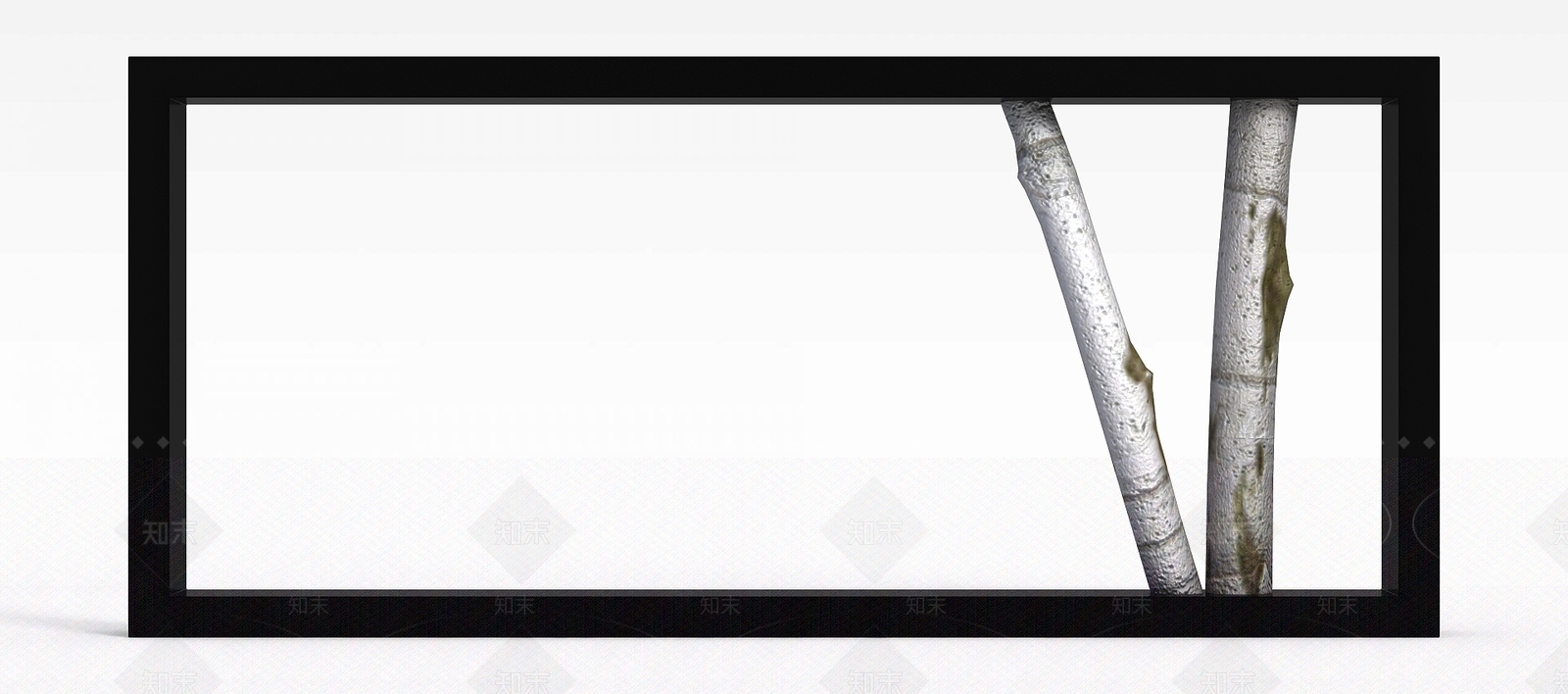 现代简约实木相框3D模型下载【ID:1199896712】