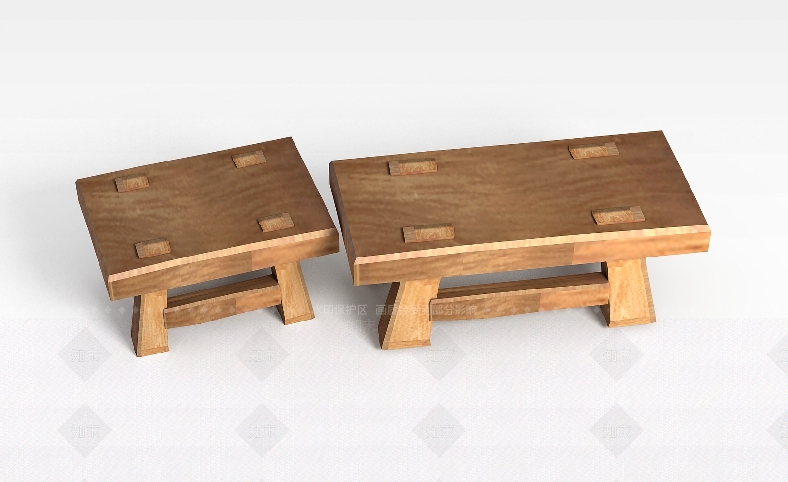 现代游戏场景道具小木凳3D模型下载【ID:1199897413】