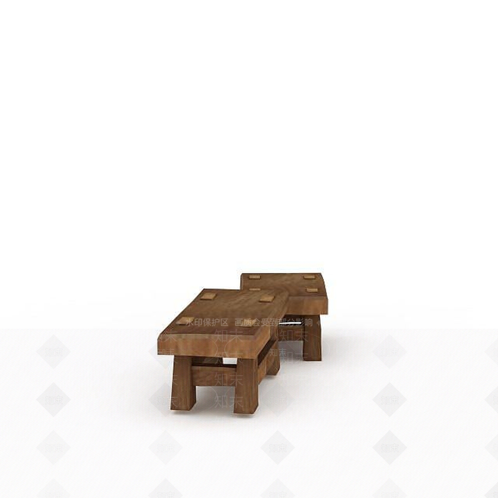 现代游戏场景道具小木凳3D模型下载【ID:1199897413】