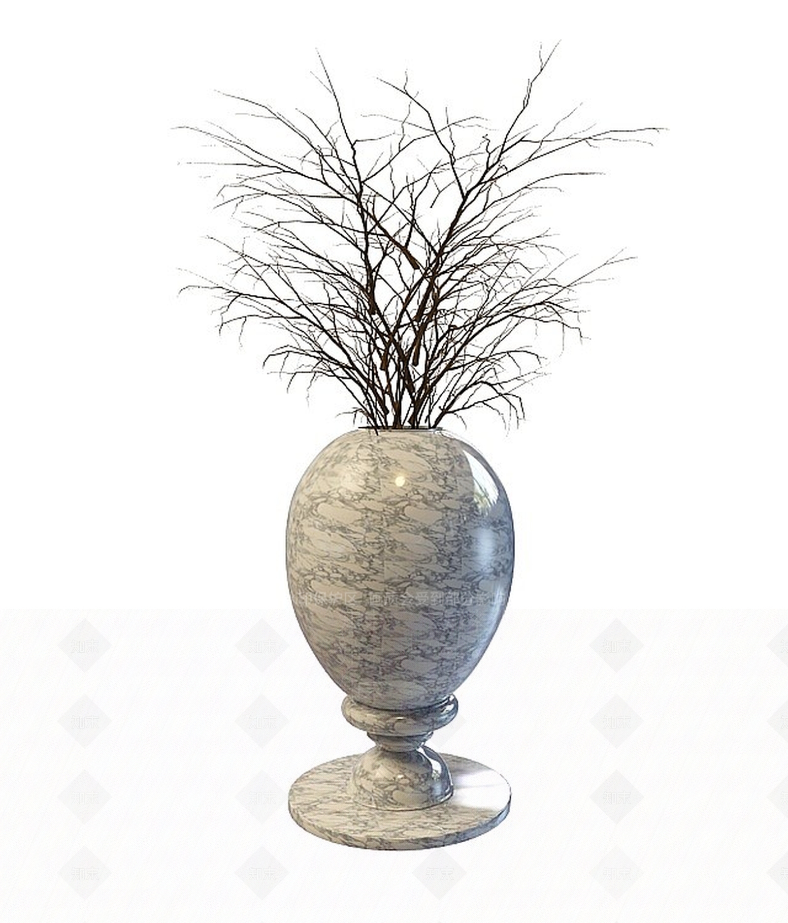 现代花瓶3D模型下载【ID:1199898413】