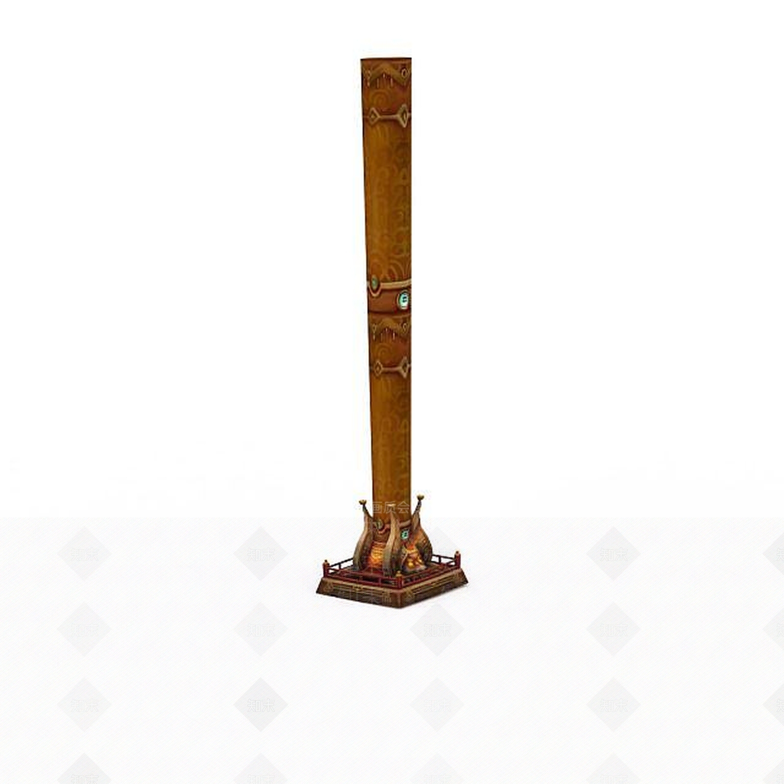 现代古代游戏场景大石柱3D模型下载【ID:1199899518】
