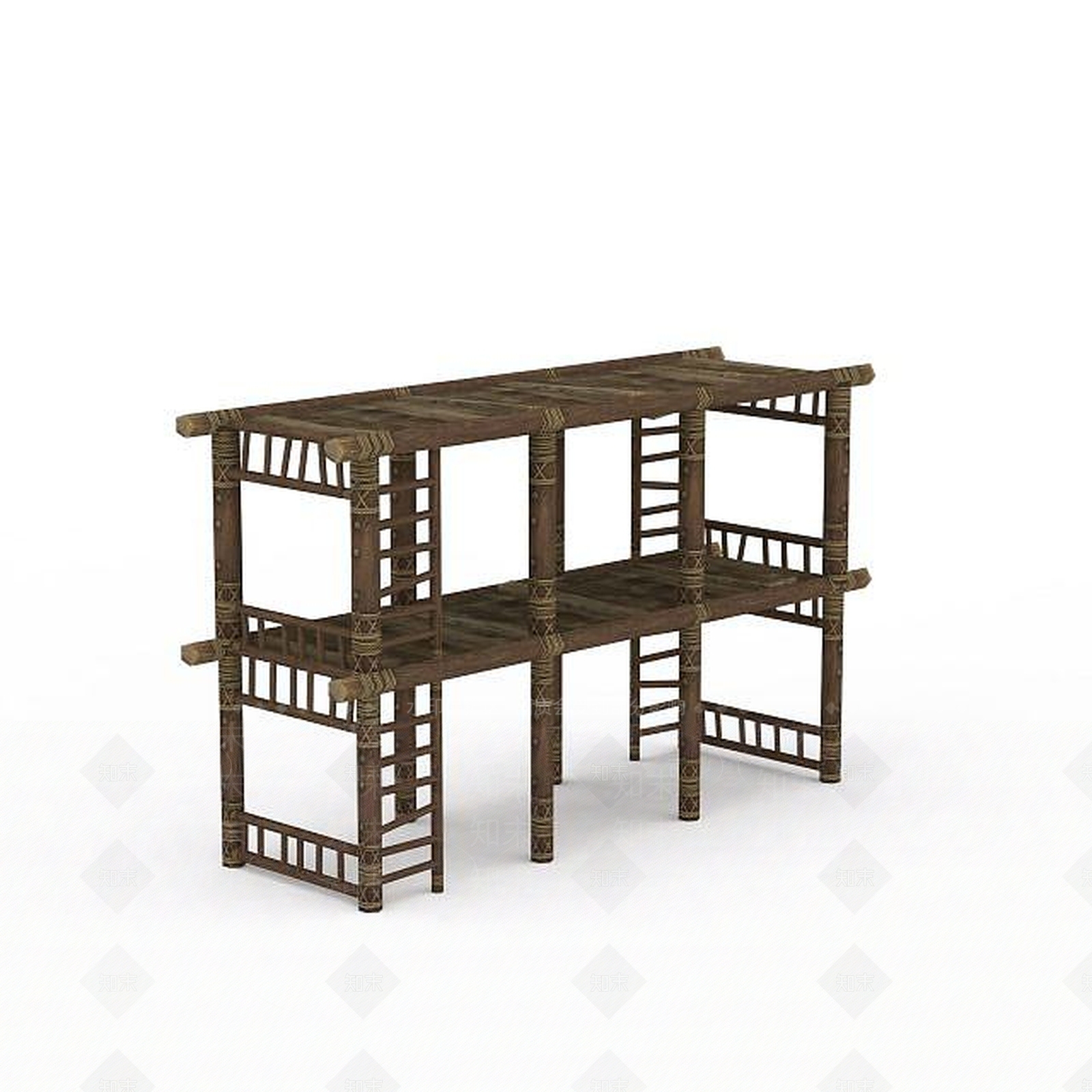 现代游戏元素木梯3D模型下载【ID:1199899842】
