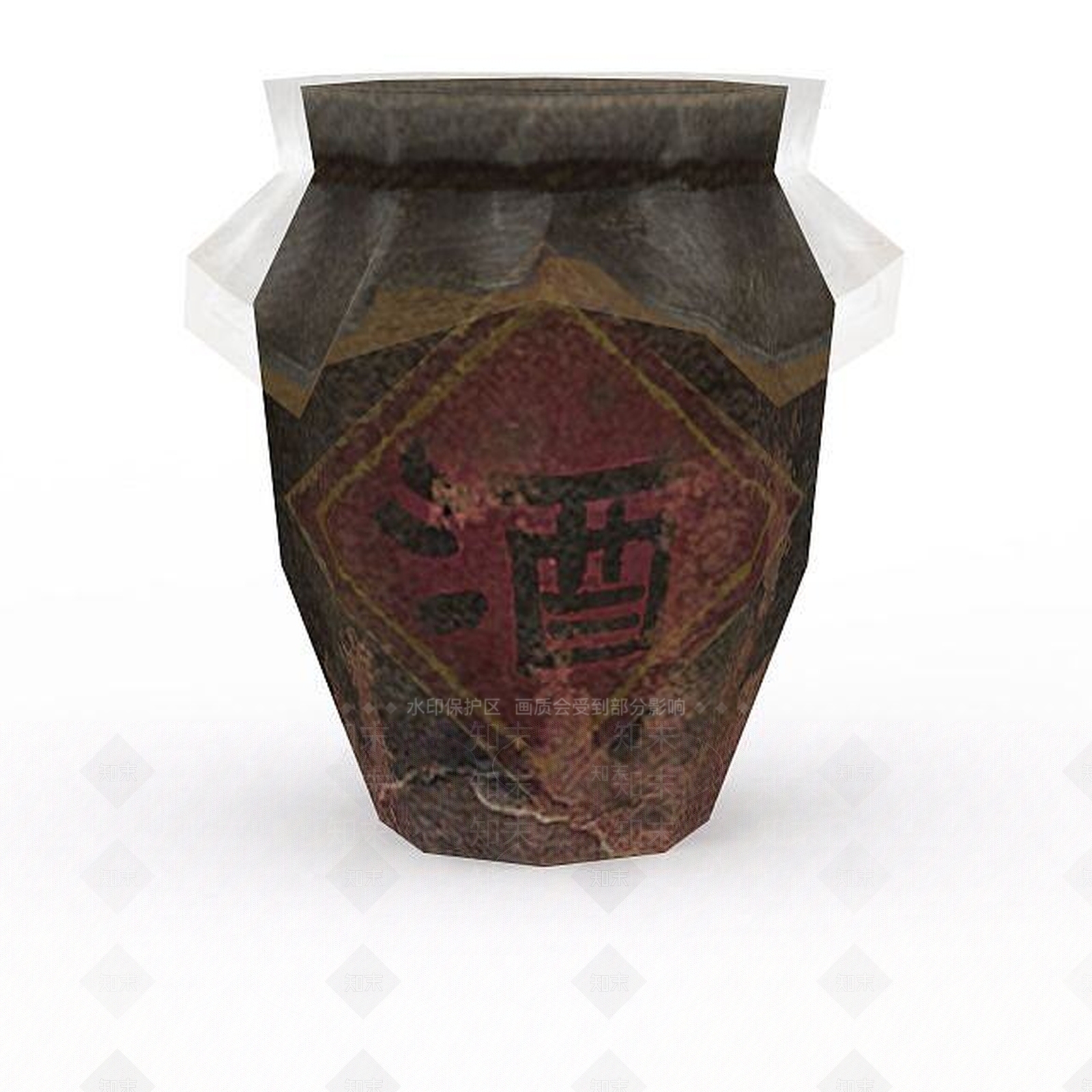 现代酒缸3D模型下载【ID:1199899828】