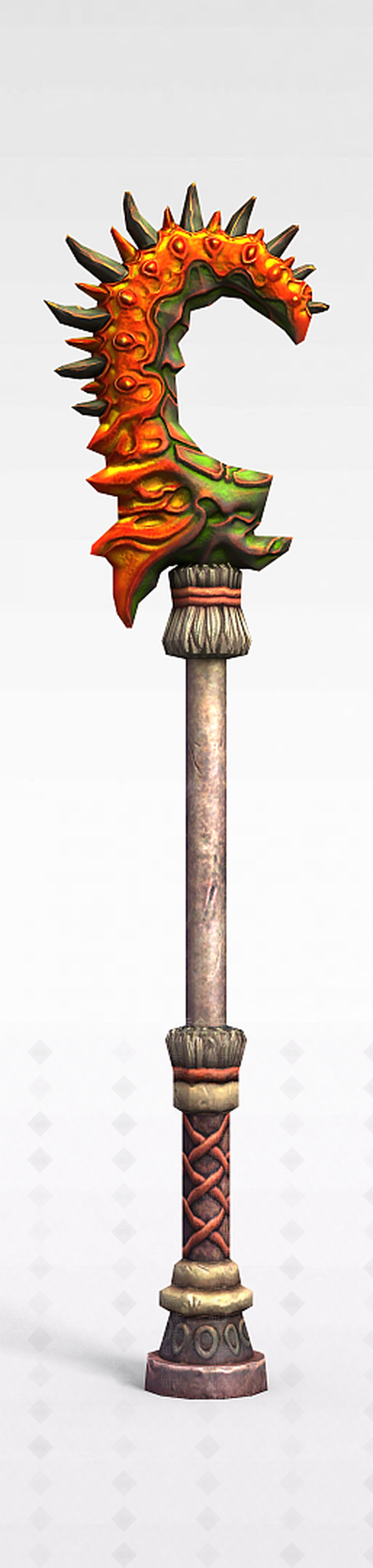 现代剑灵场景柱子3D模型下载【ID:1199902081】