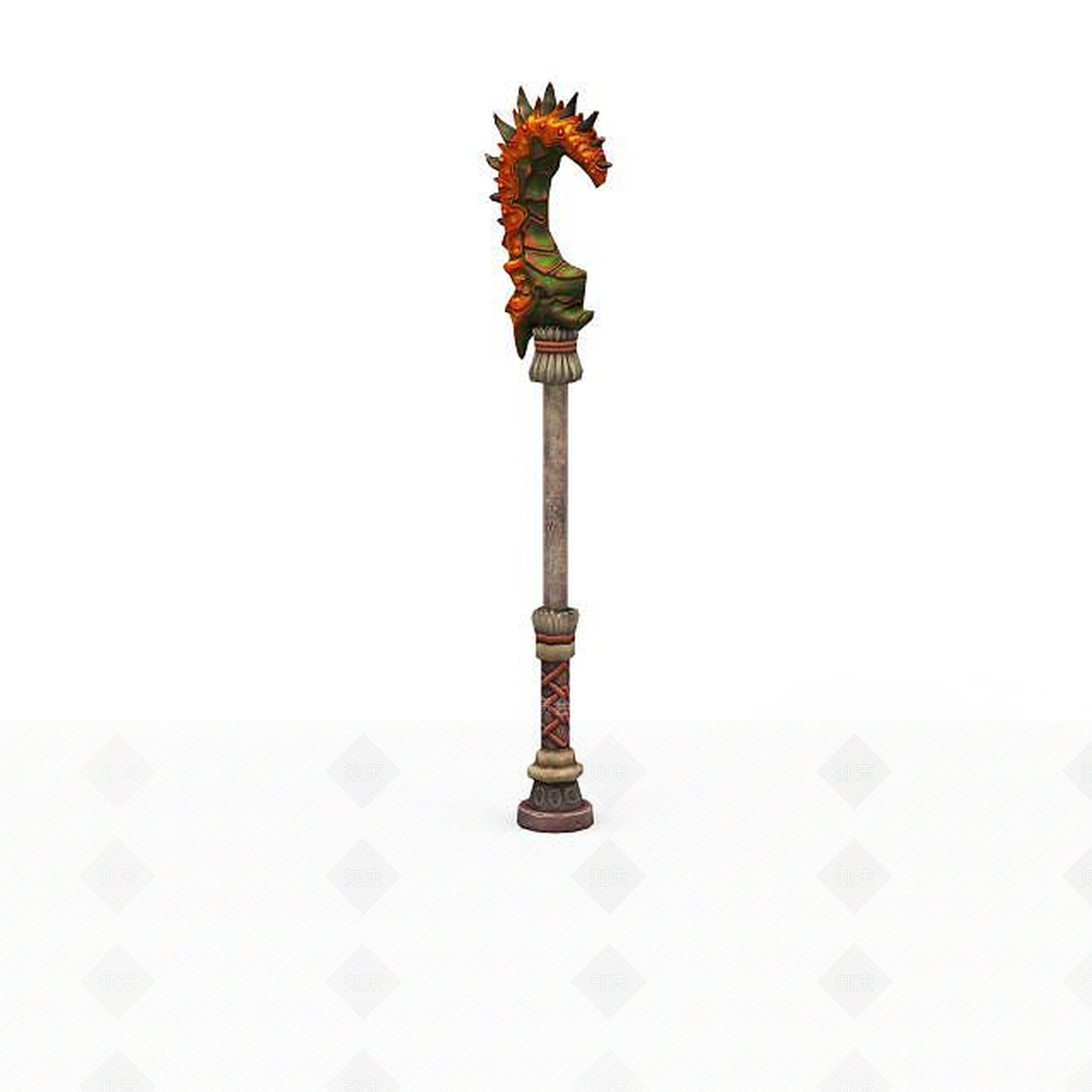 现代剑灵场景柱子3D模型下载【ID:1199902081】