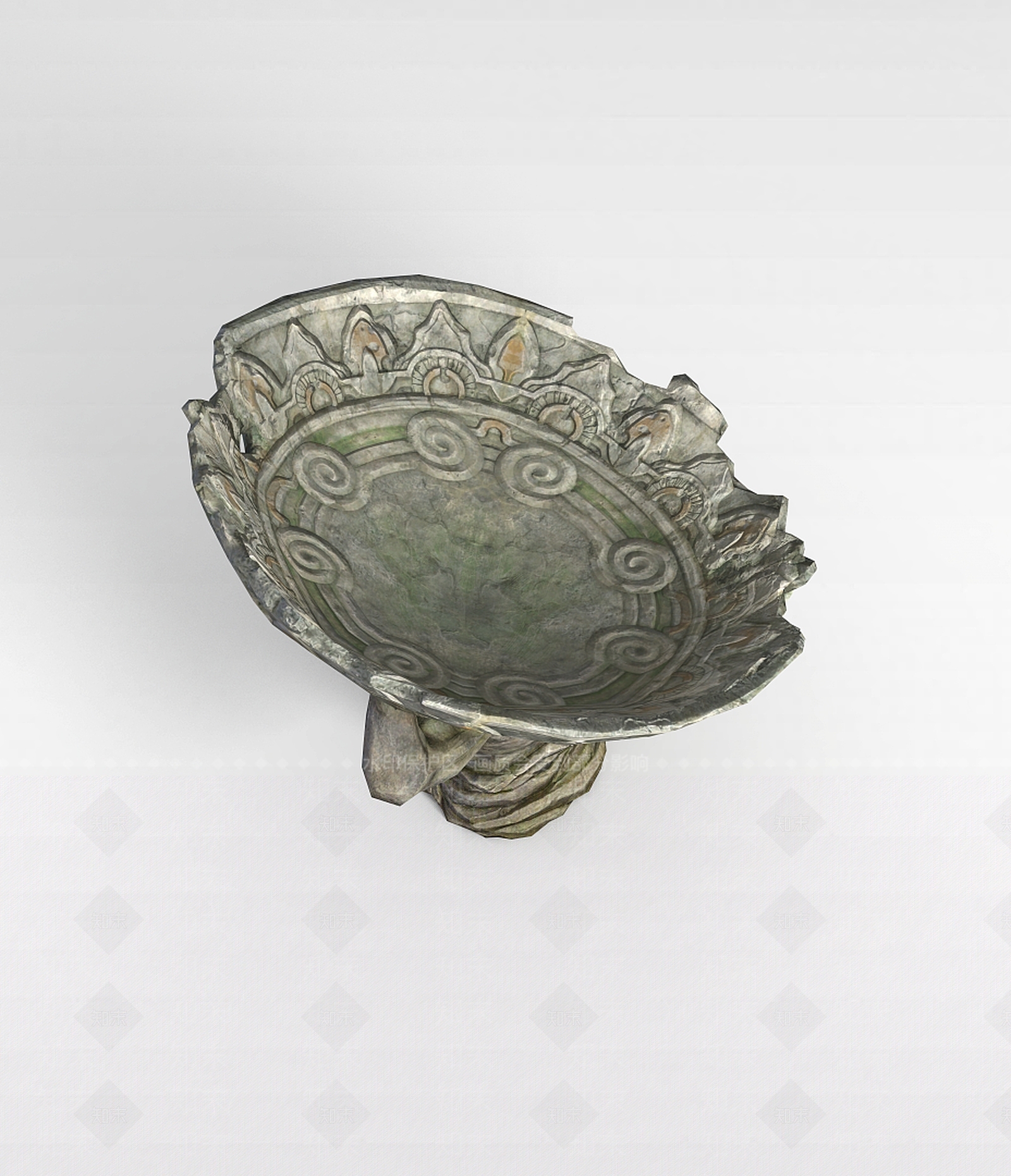 现代剑灵场景神像雕塑3D模型下载【ID:1199902754】