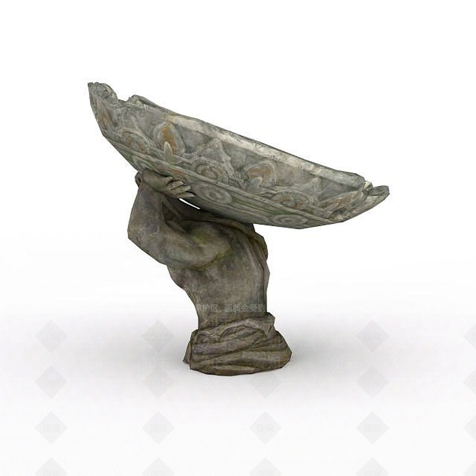 现代剑灵场景神像雕塑3D模型下载【ID:1199902754】