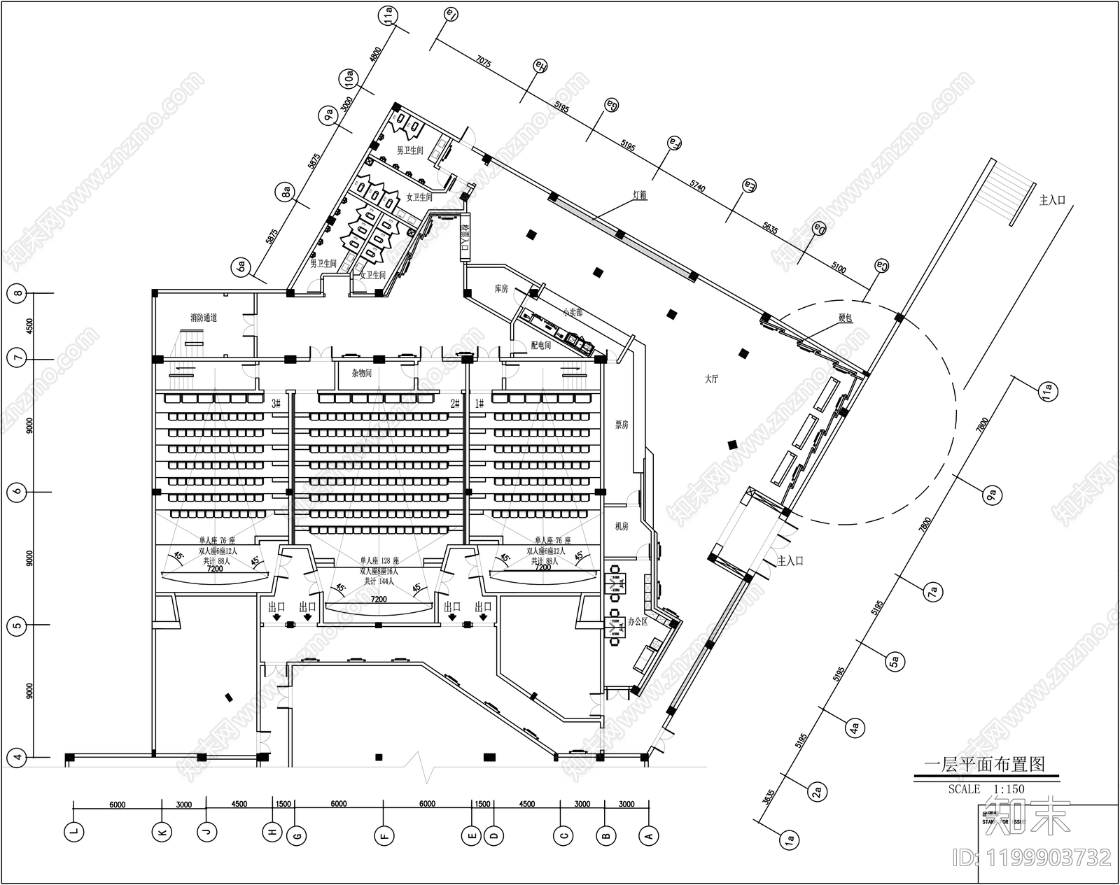 工装平面图施工图下载【ID:1199903732】