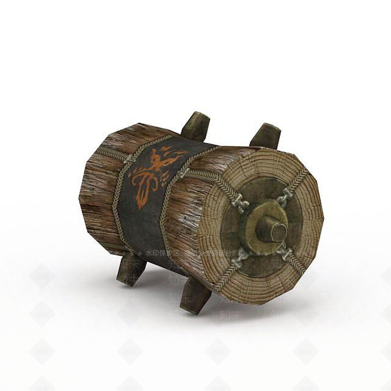 现代游戏素材木桩3D模型下载【ID:1199903853】