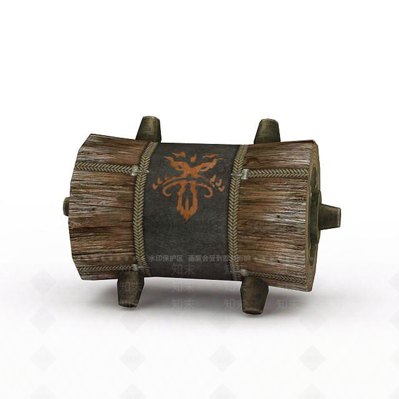 现代游戏素材木桩3D模型下载【ID:1199903853】