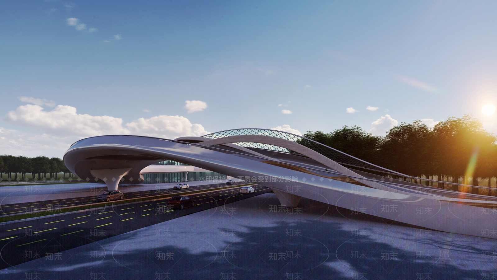 现代其他景观小建筑SU模型下载【ID:1199907969】