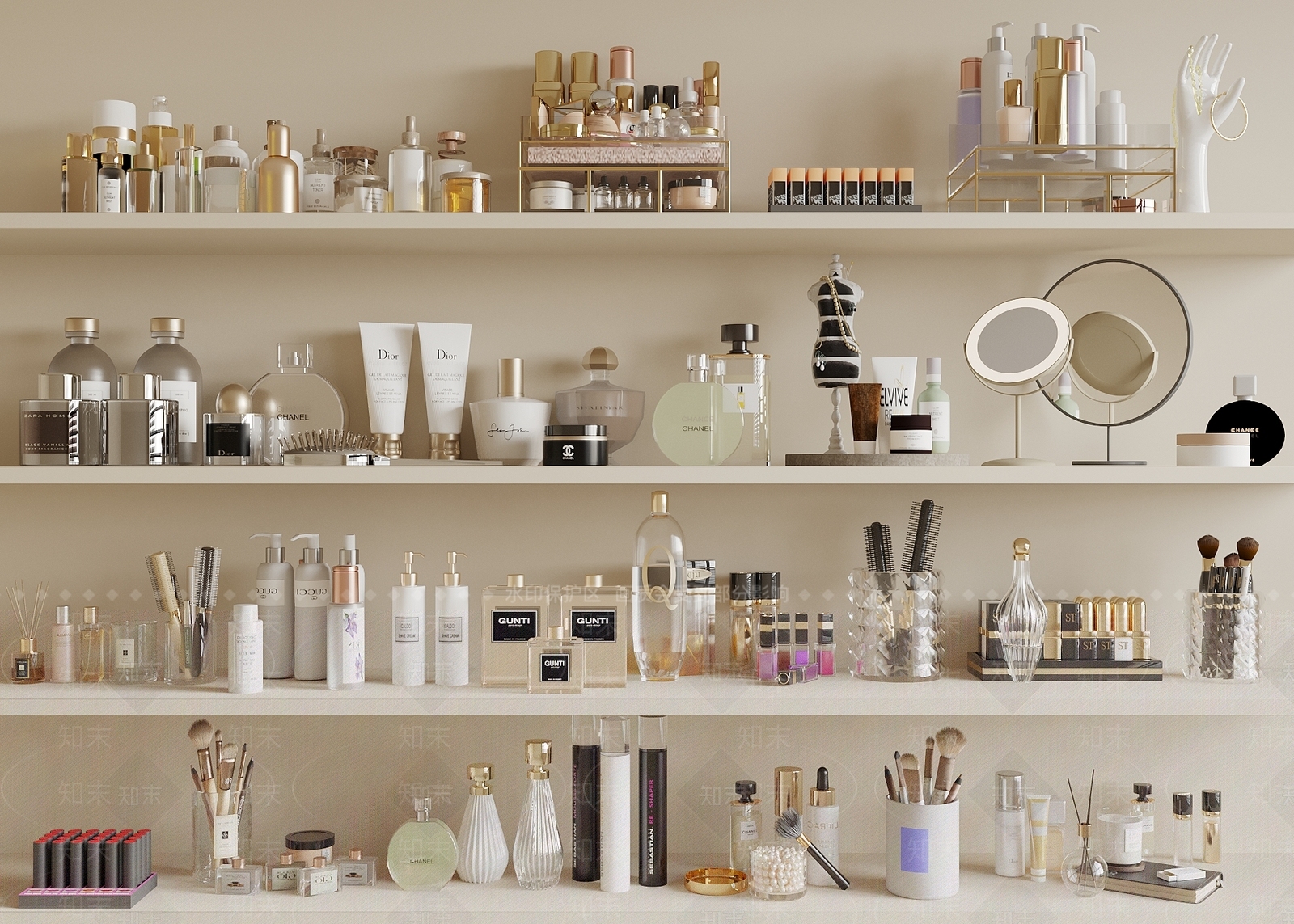 化妆品3D模型下载【ID:1199911310】