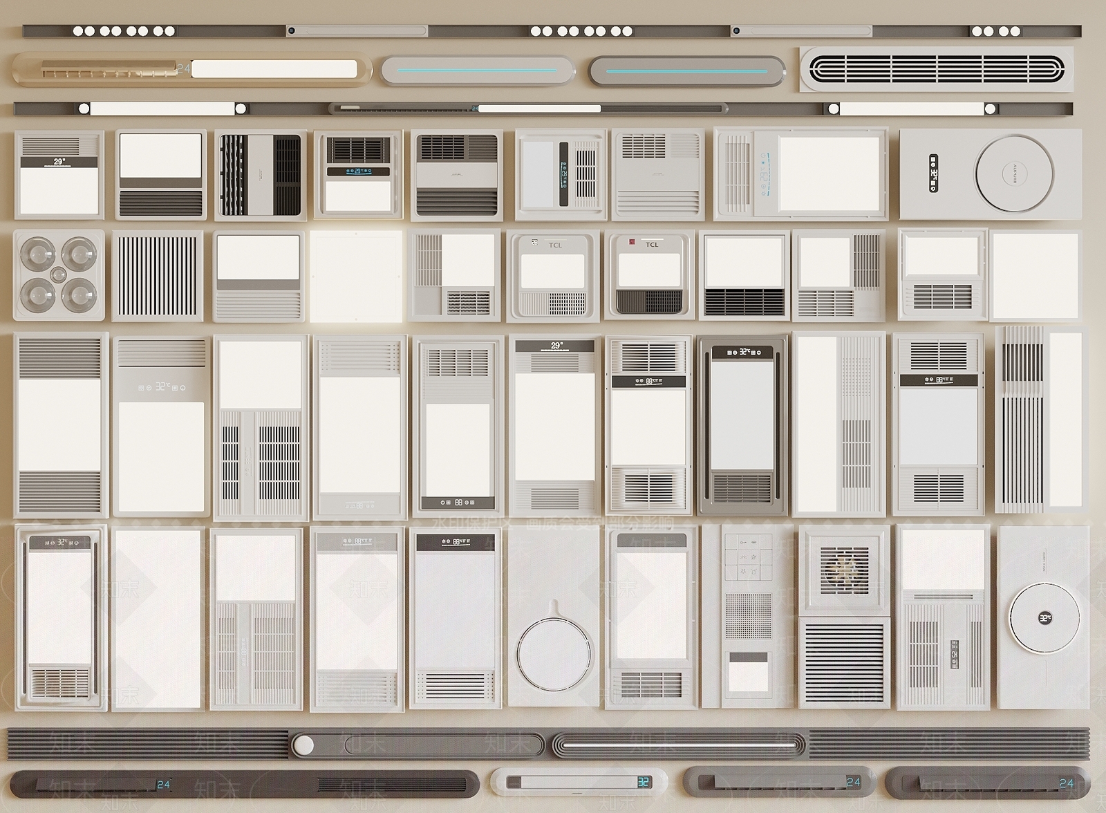 浴霸3D模型下载【ID:1199912891】