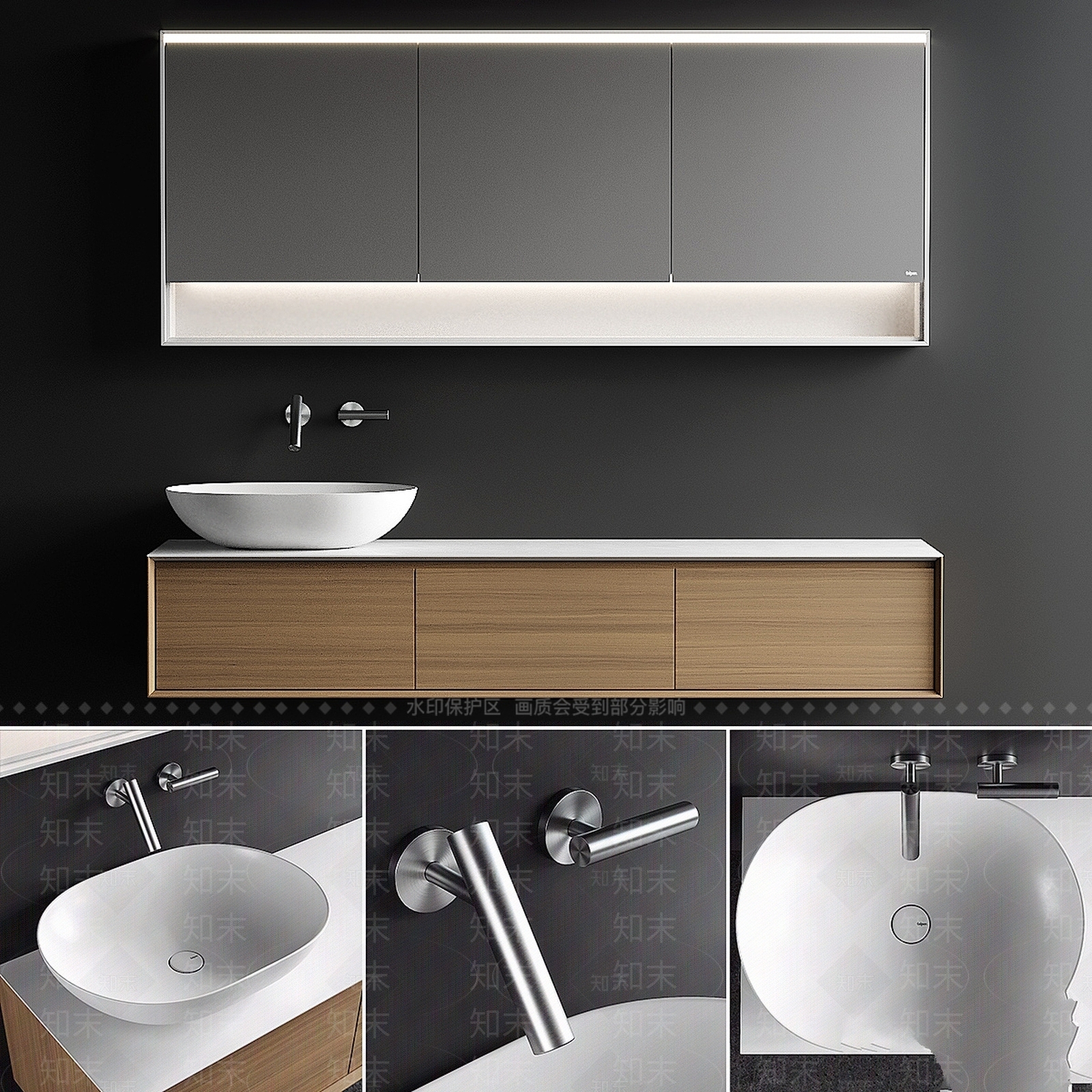 洗手台3D模型下载【ID:1199917906】