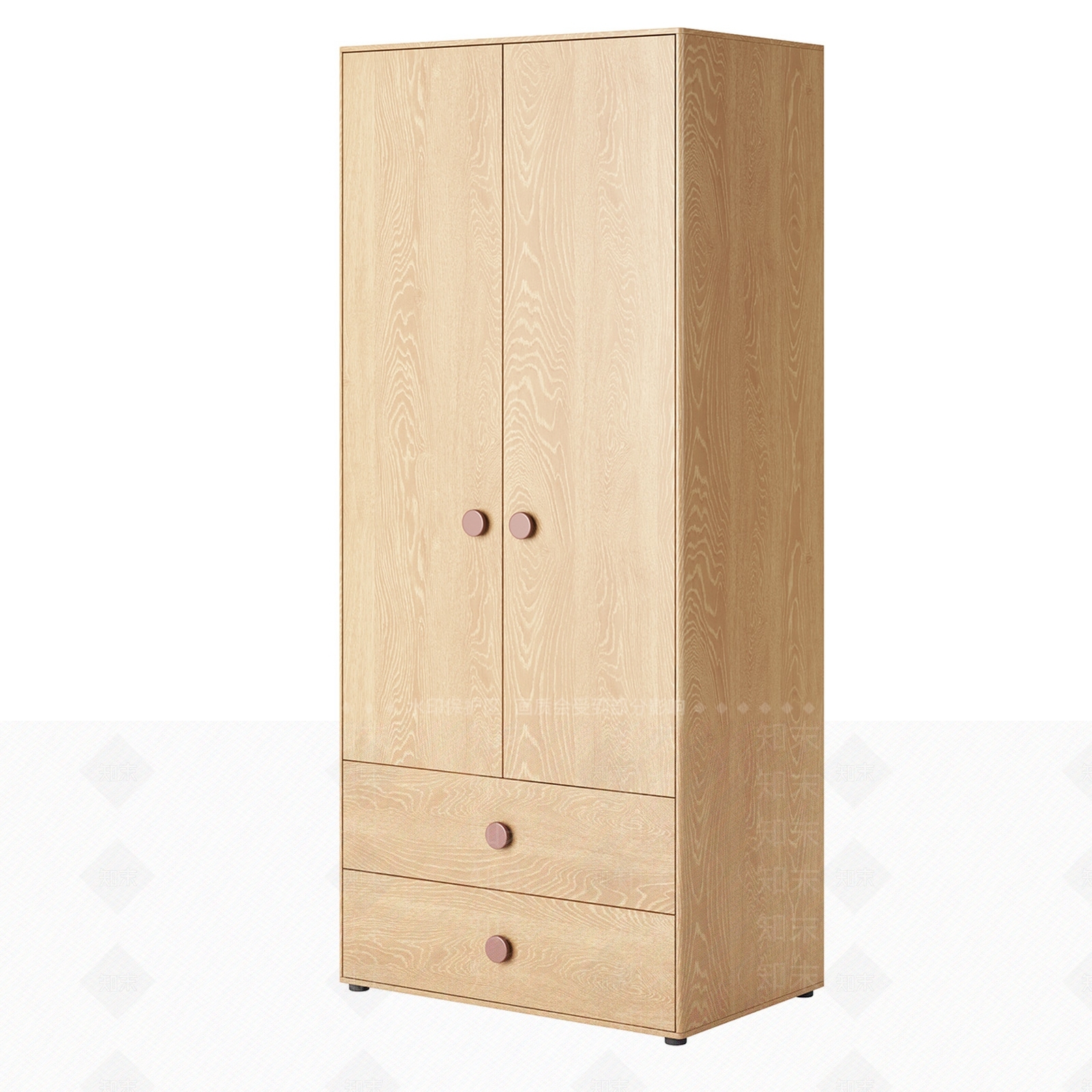 原木北欧衣柜3D模型下载【ID:1199918953】