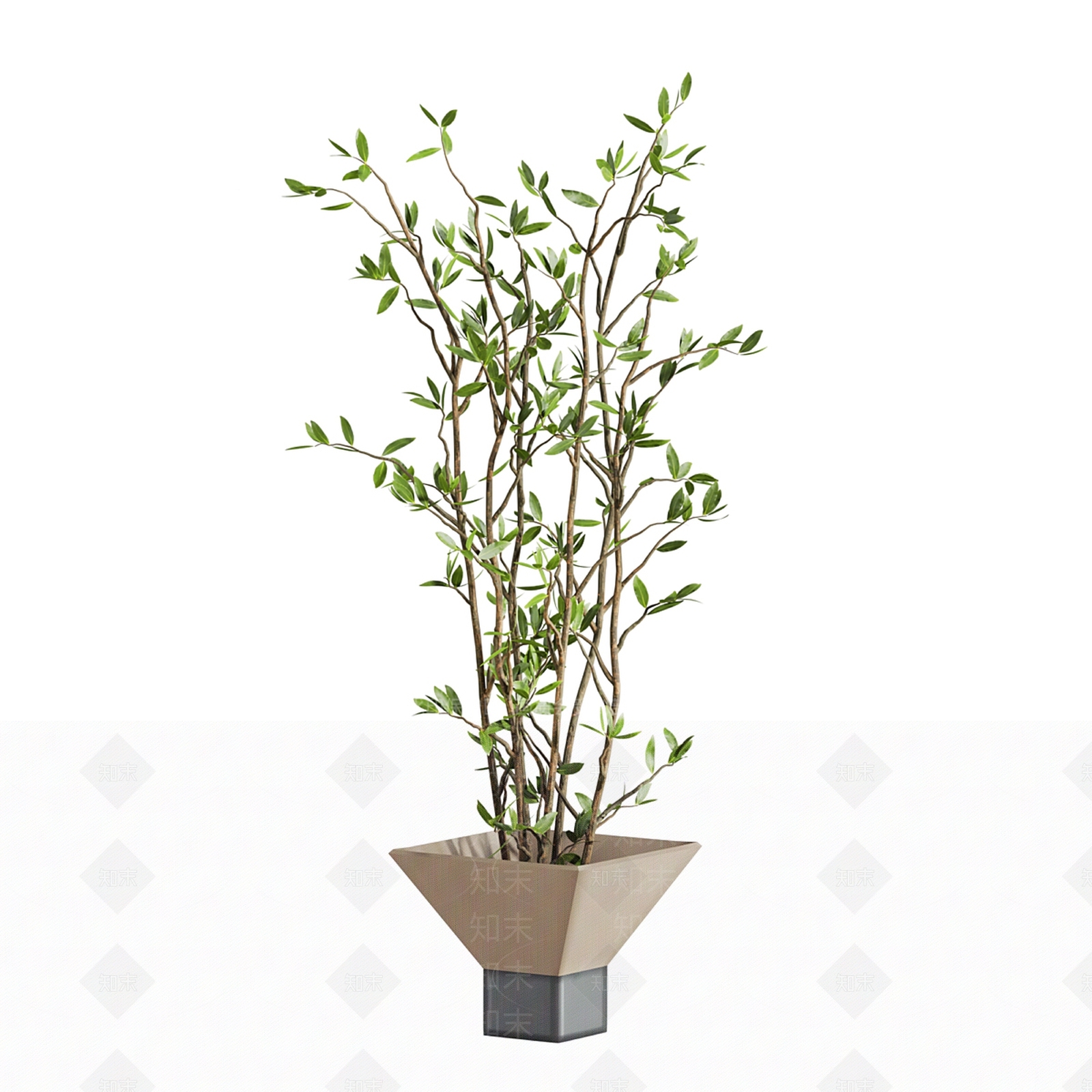 盆栽3D模型下载【ID:1199919719】