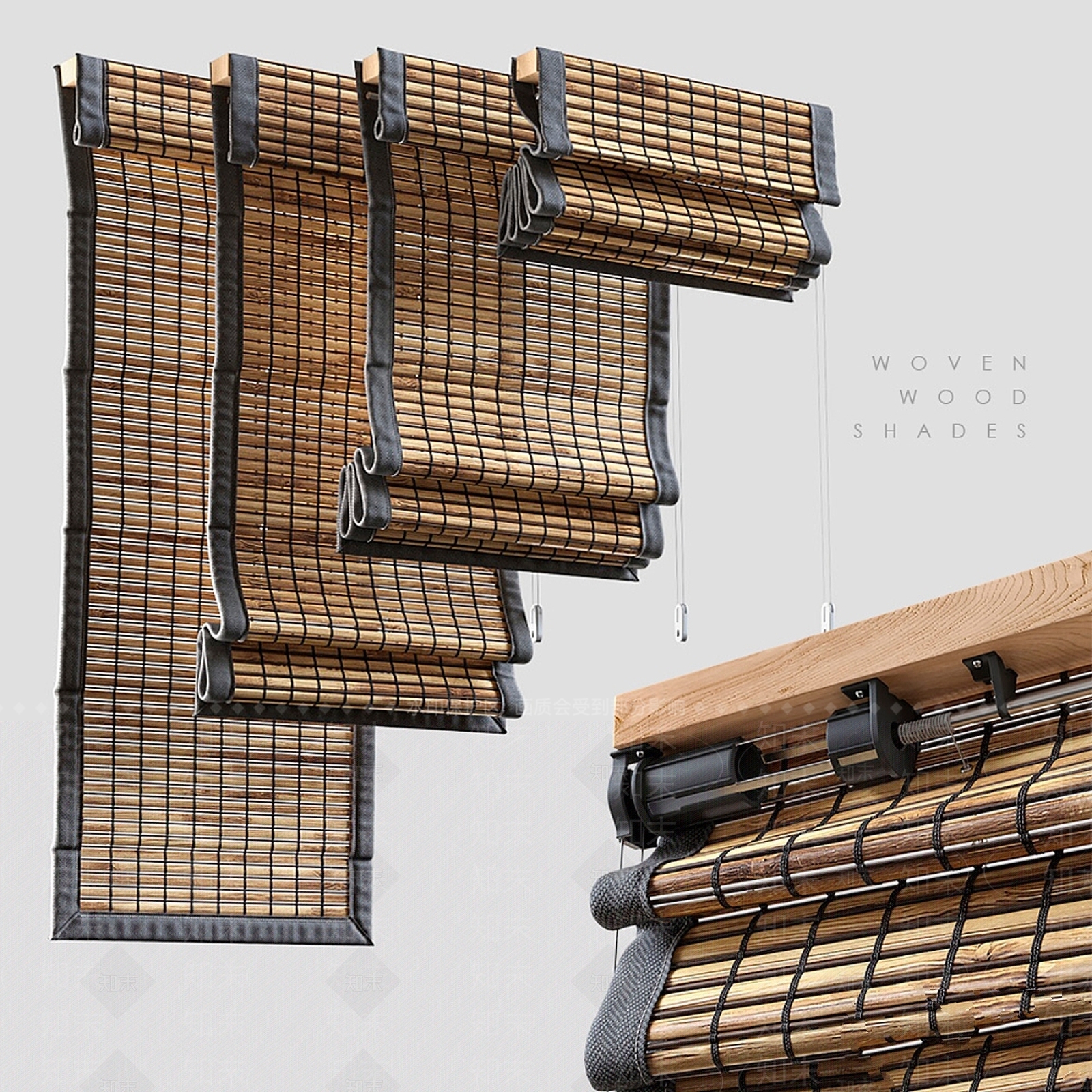通用窗帘3D模型下载【ID:1199926569】