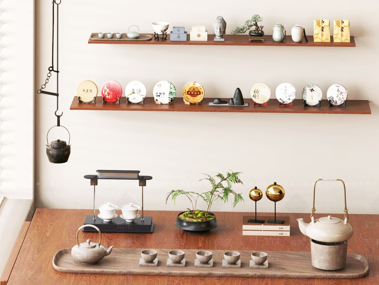 茶具SU模型下载【ID:1199928985】
