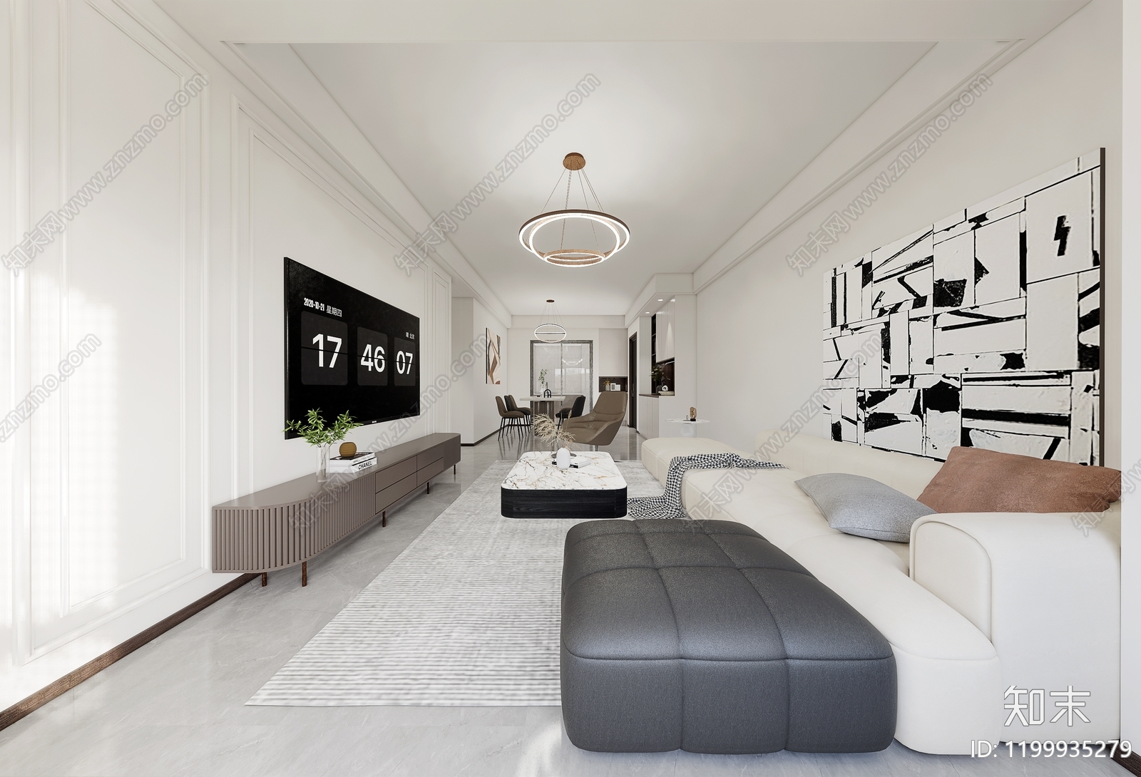 其他家装空间施工图下载【ID:1199935279】