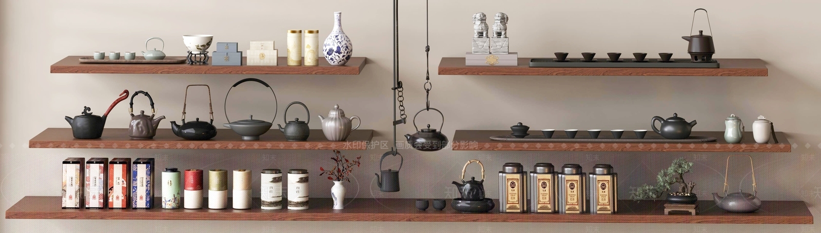 茶具SU模型下载【ID:1199943056】