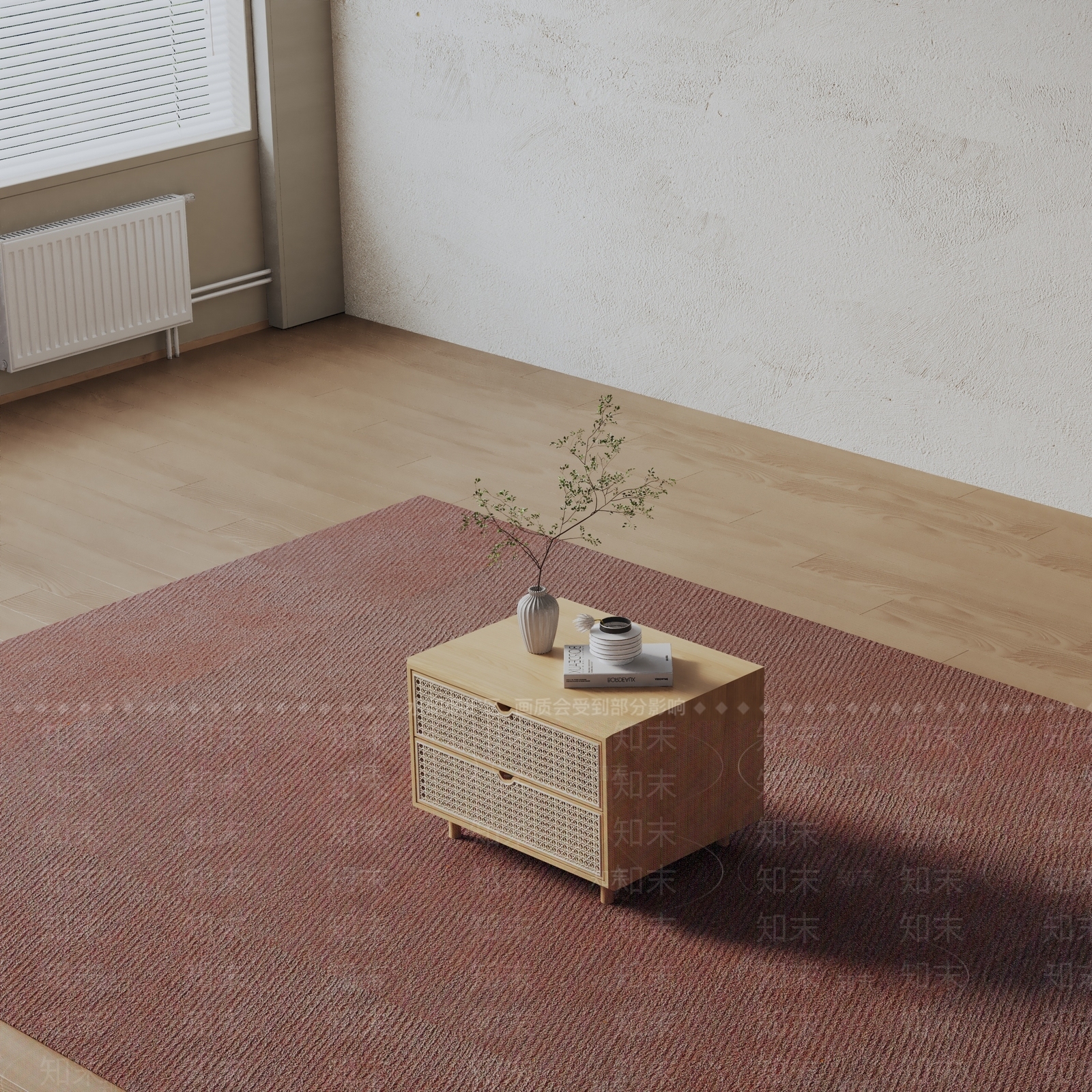 现代床头柜3D模型下载【ID:1199945624】