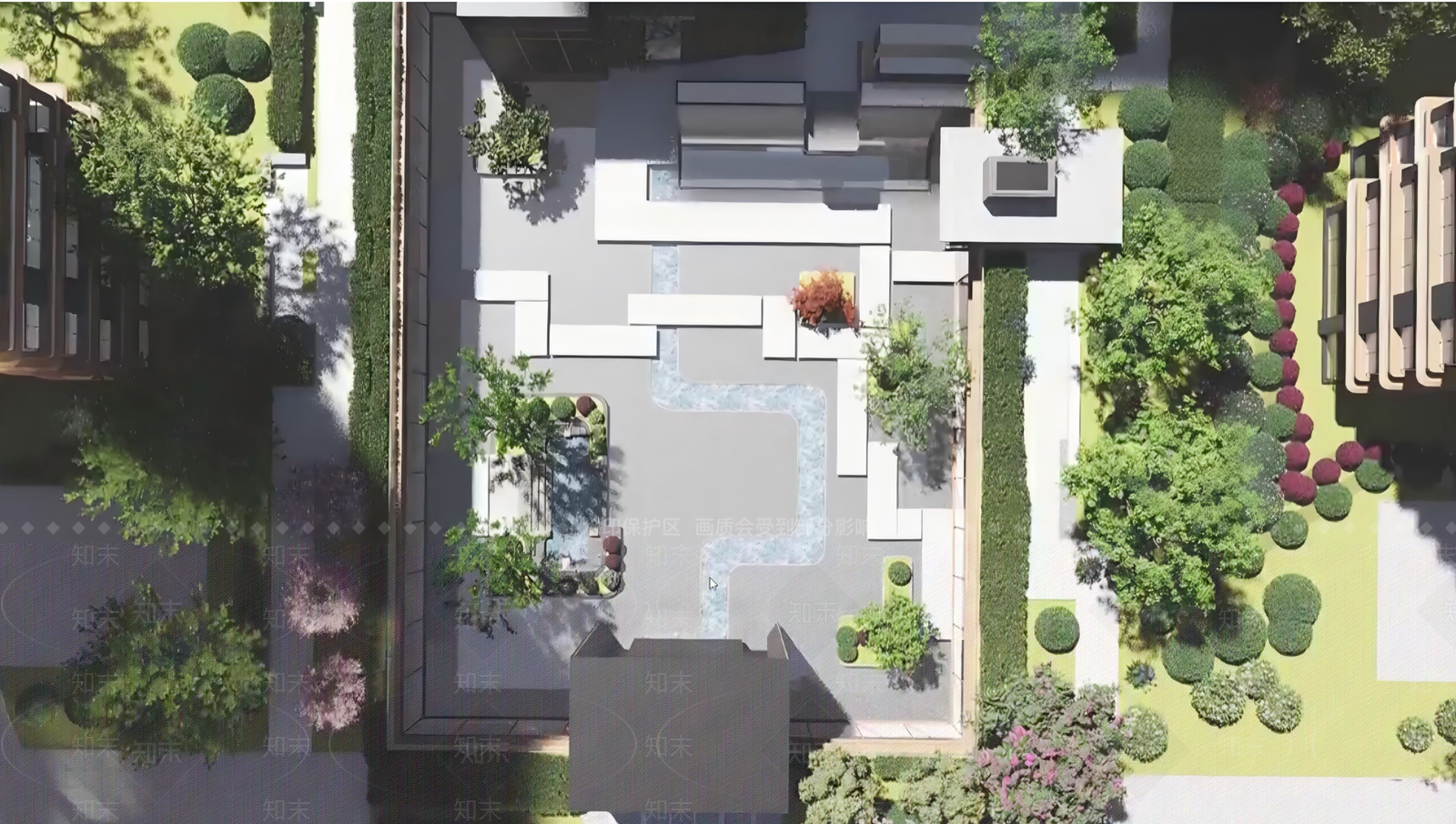 现代新中式高层住宅SU模型下载【ID:1199948502】