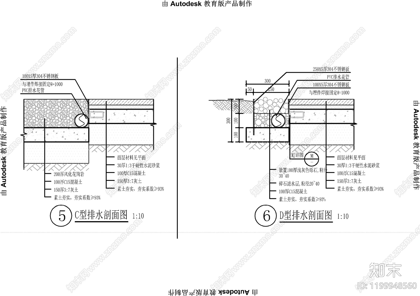 地面综合节点cad施工图下载【ID:1199948560】
