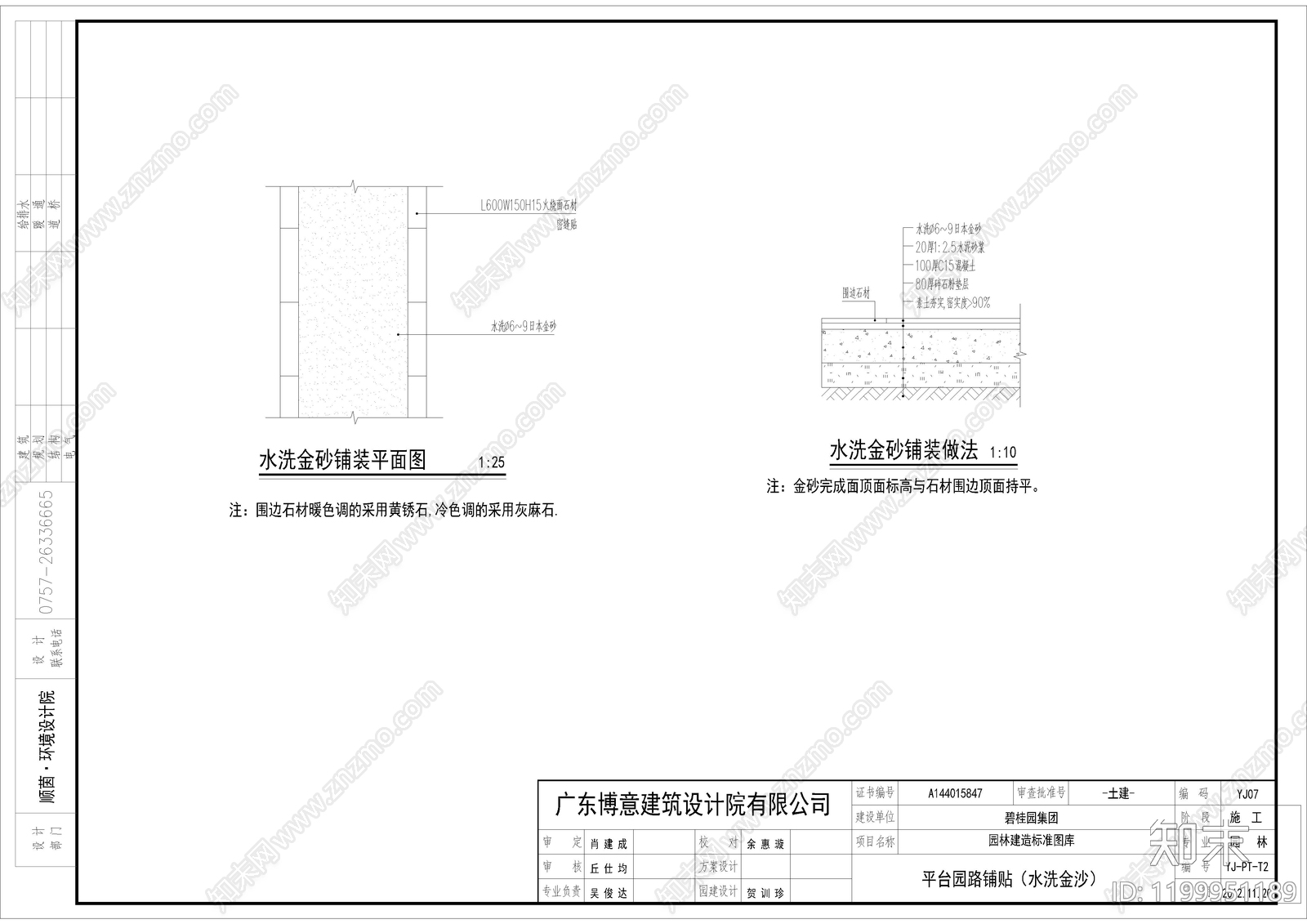 景观节点cad施工图下载【ID:1199951189】