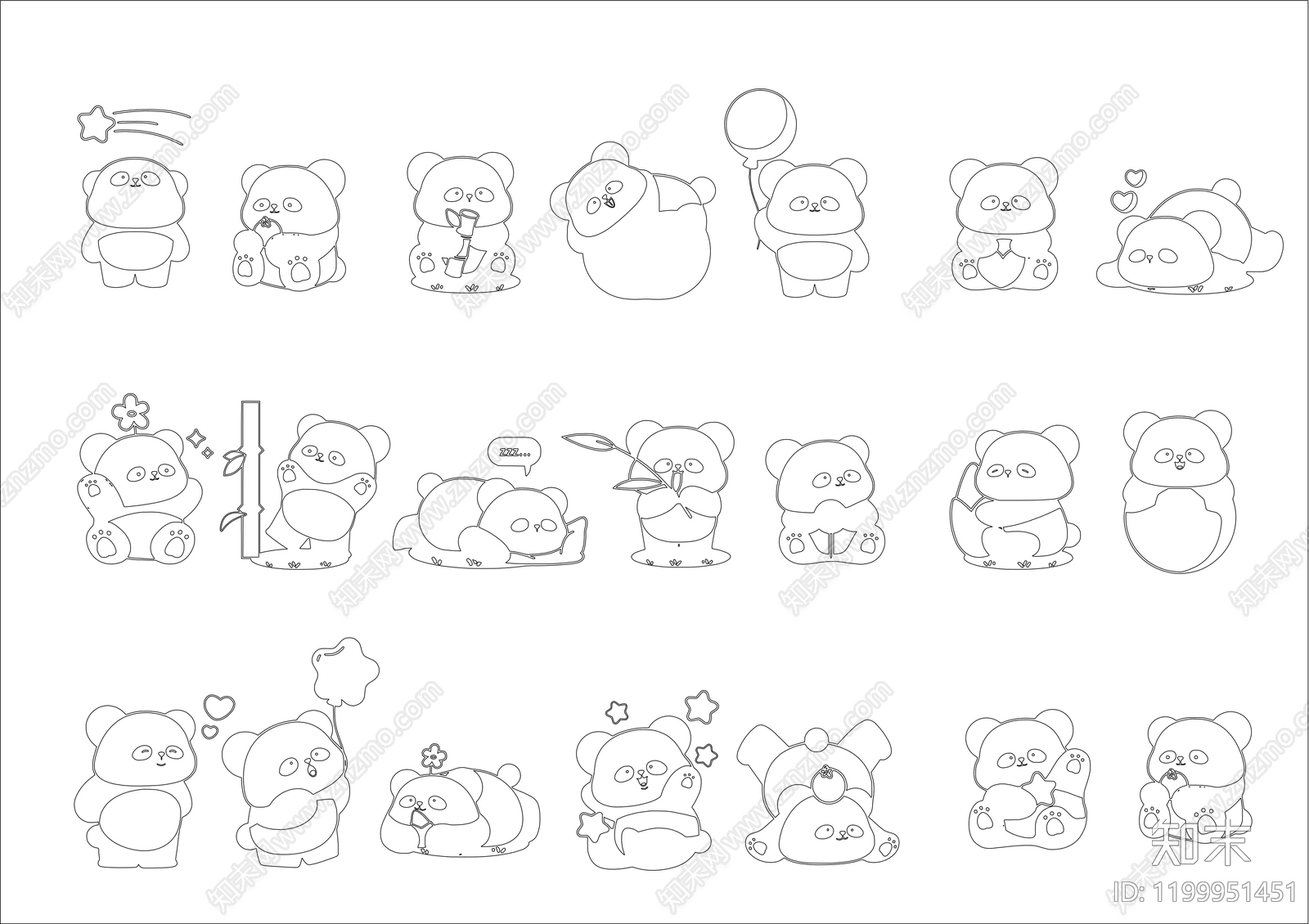 现代简约动物施工图下载【ID:1199951451】