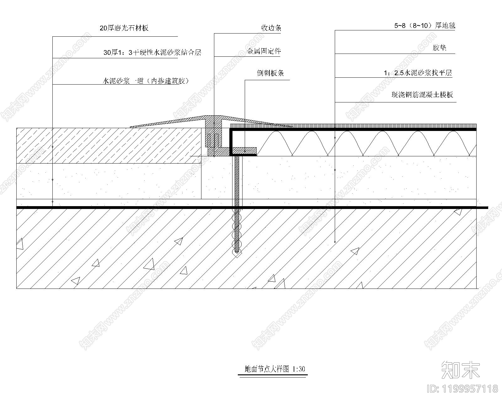 现代简约图书馆cad施工图下载【ID:1199957118】