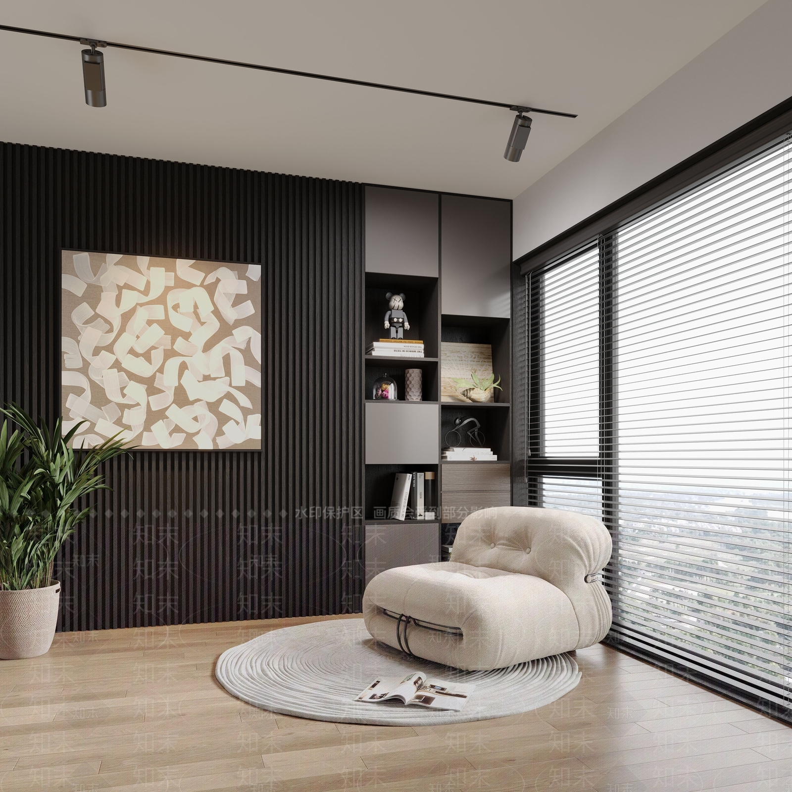 现代阳台3D模型下载【ID:1199957578】