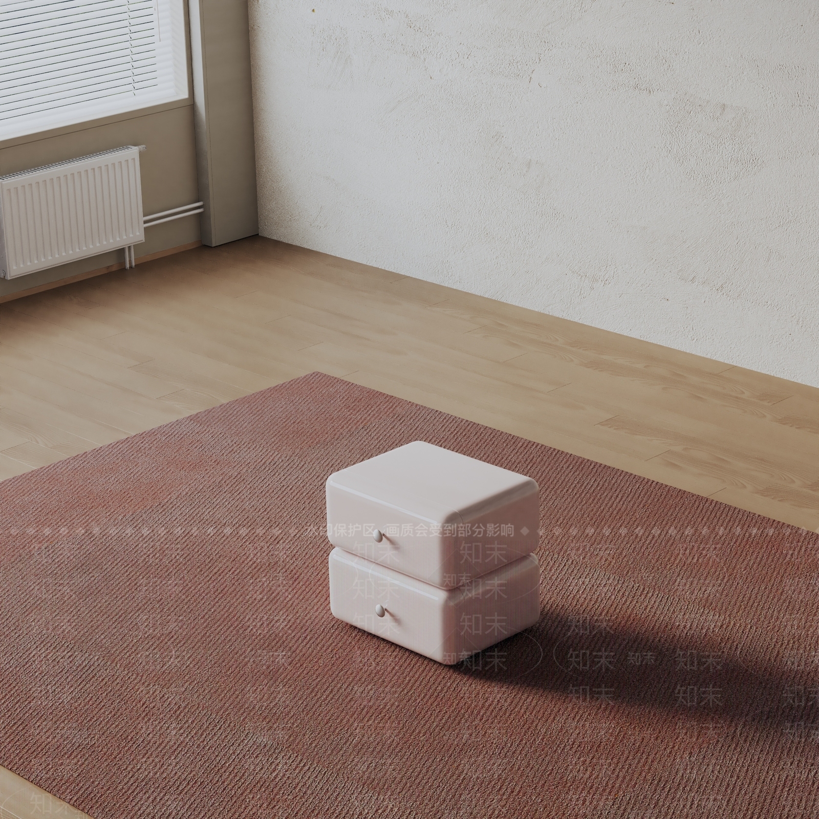 现代床头柜3D模型下载【ID:1199957633】