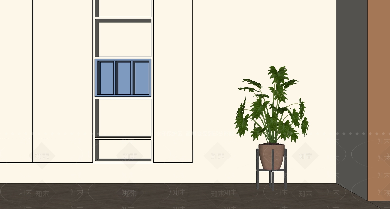 盆栽SU模型下载【ID:1199958874】