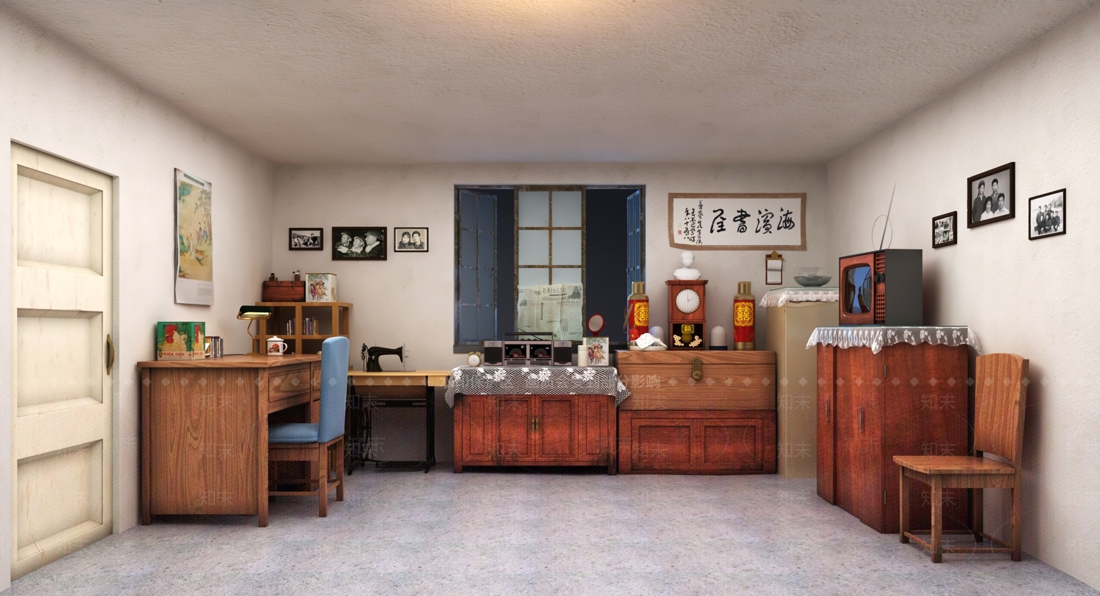 现代博物馆展厅SU模型下载【ID:1199961907】