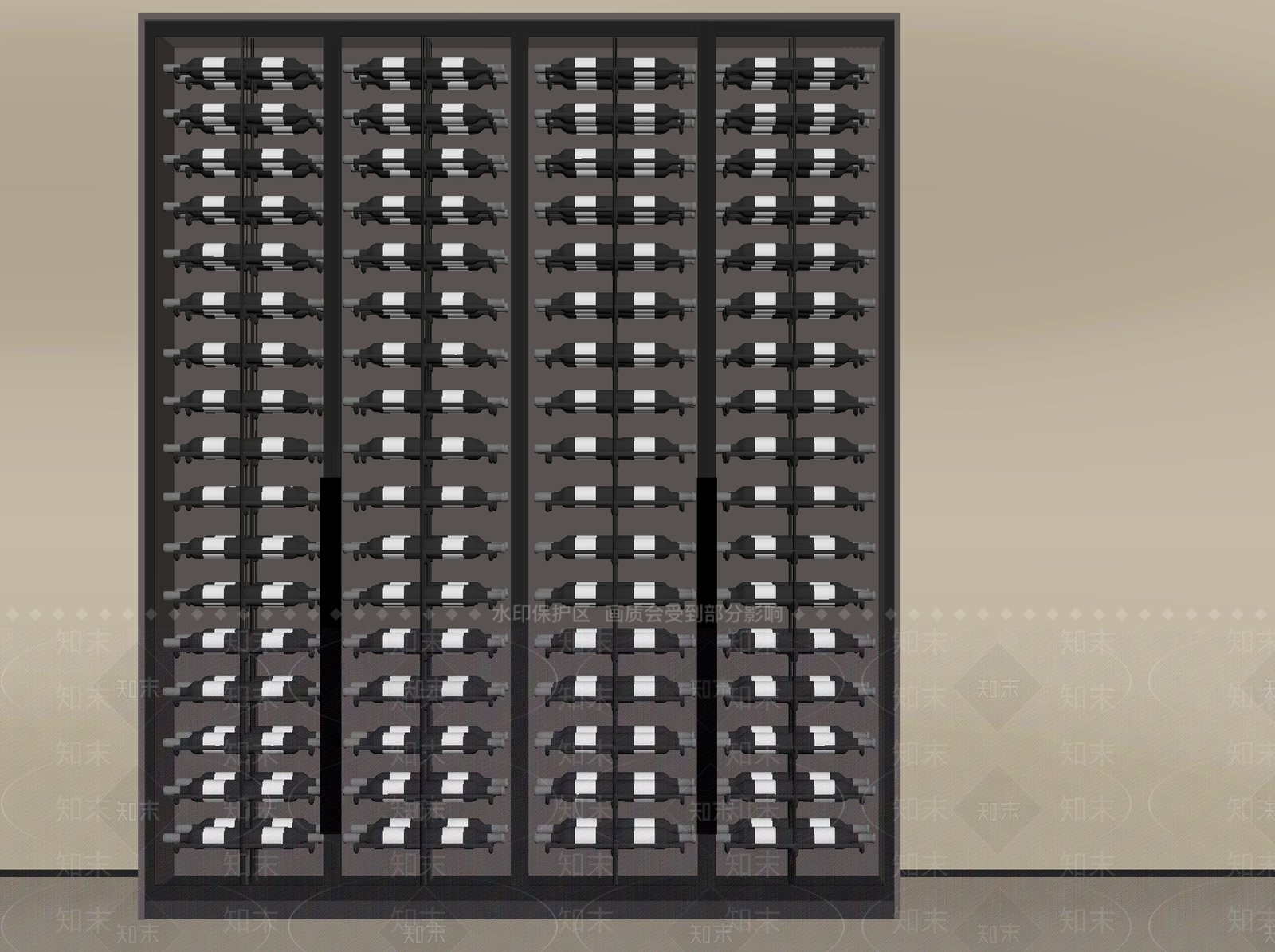 现代酒柜SU模型下载【ID:1199962118】