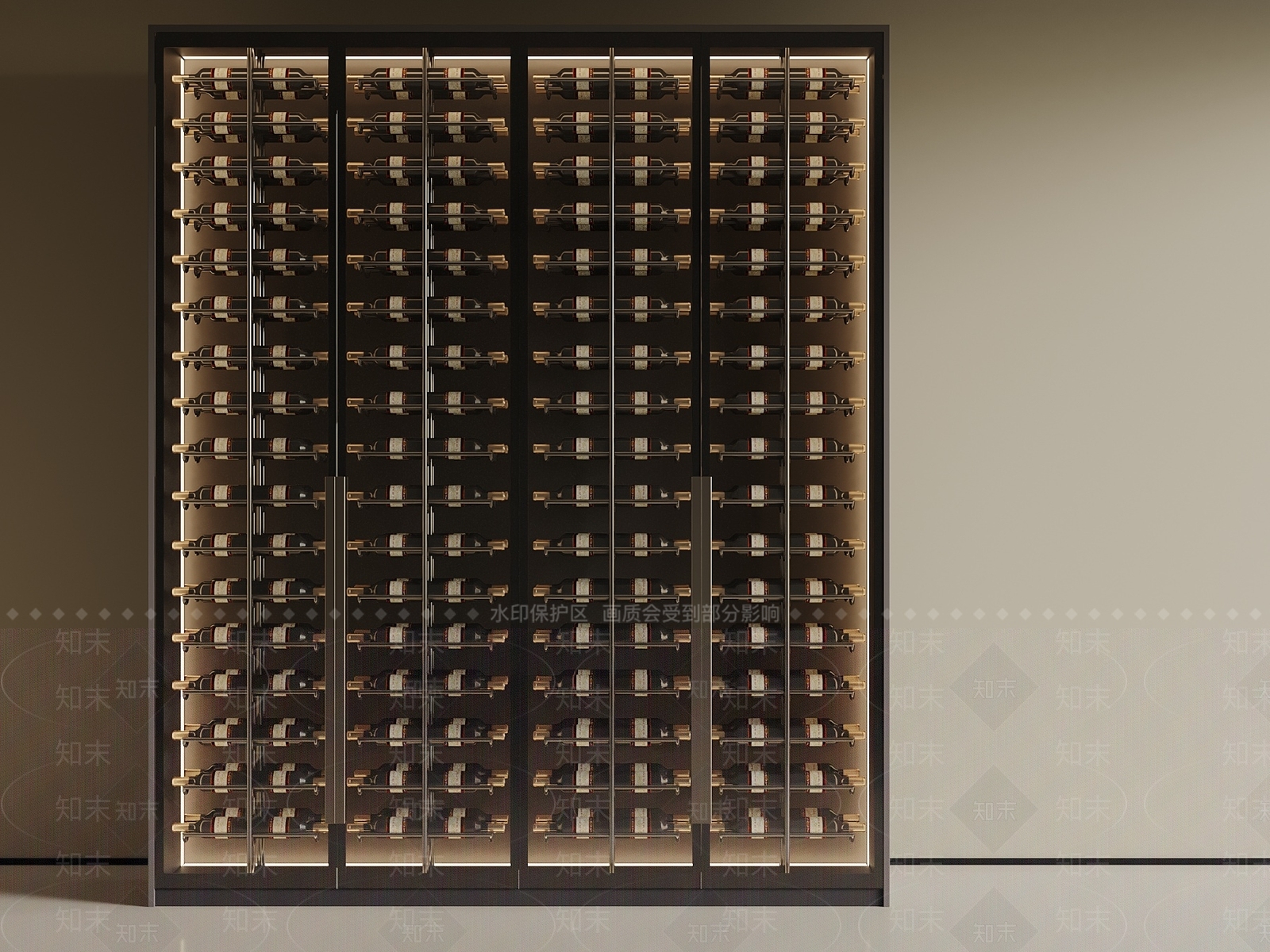 现代酒柜SU模型下载【ID:1199962118】