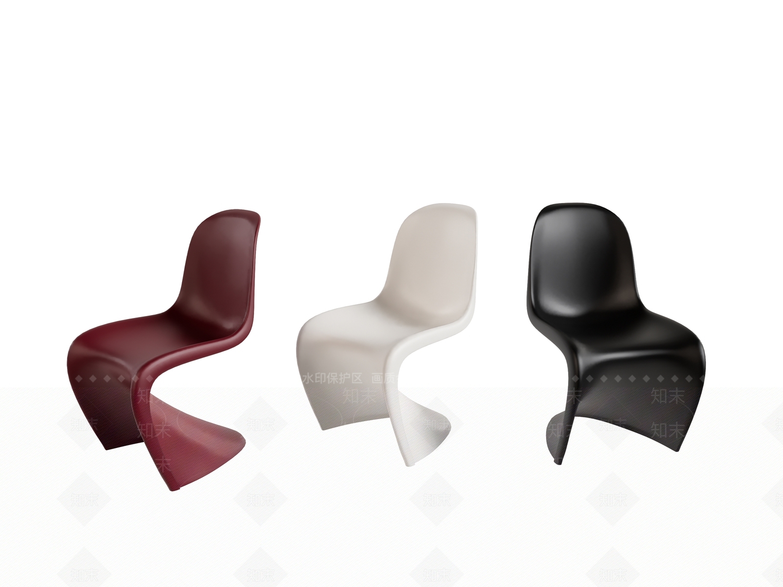 现代中古餐椅SU模型下载【ID:1199965257】