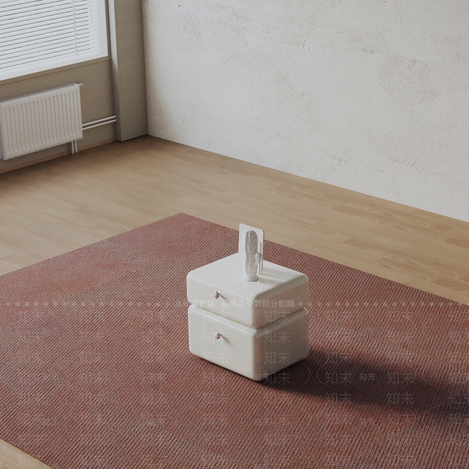 现代床头柜3D模型下载【ID:1199966132】
