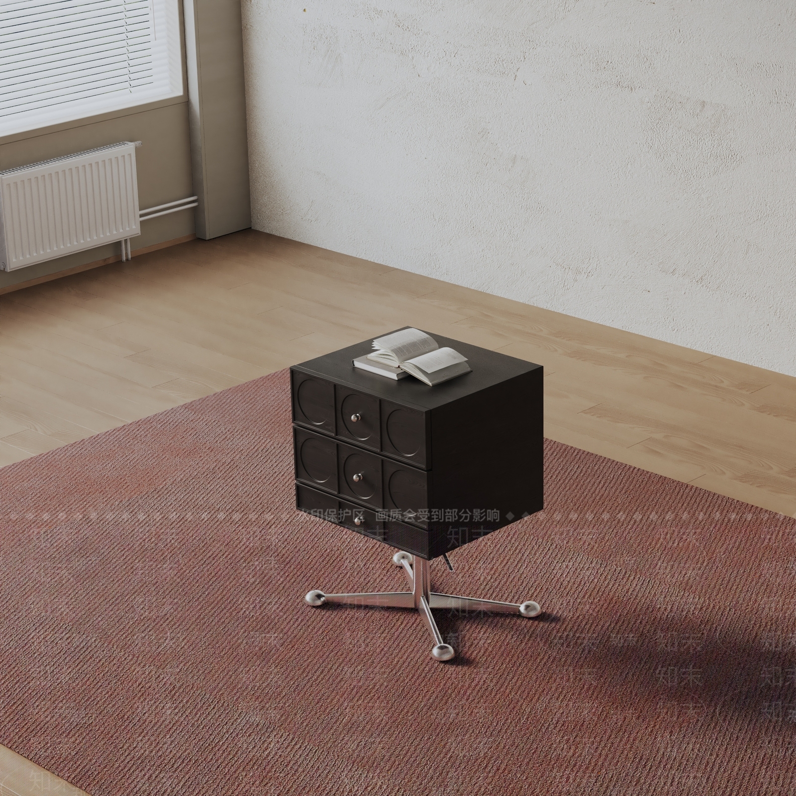 现代床头柜3D模型下载【ID:1199970807】