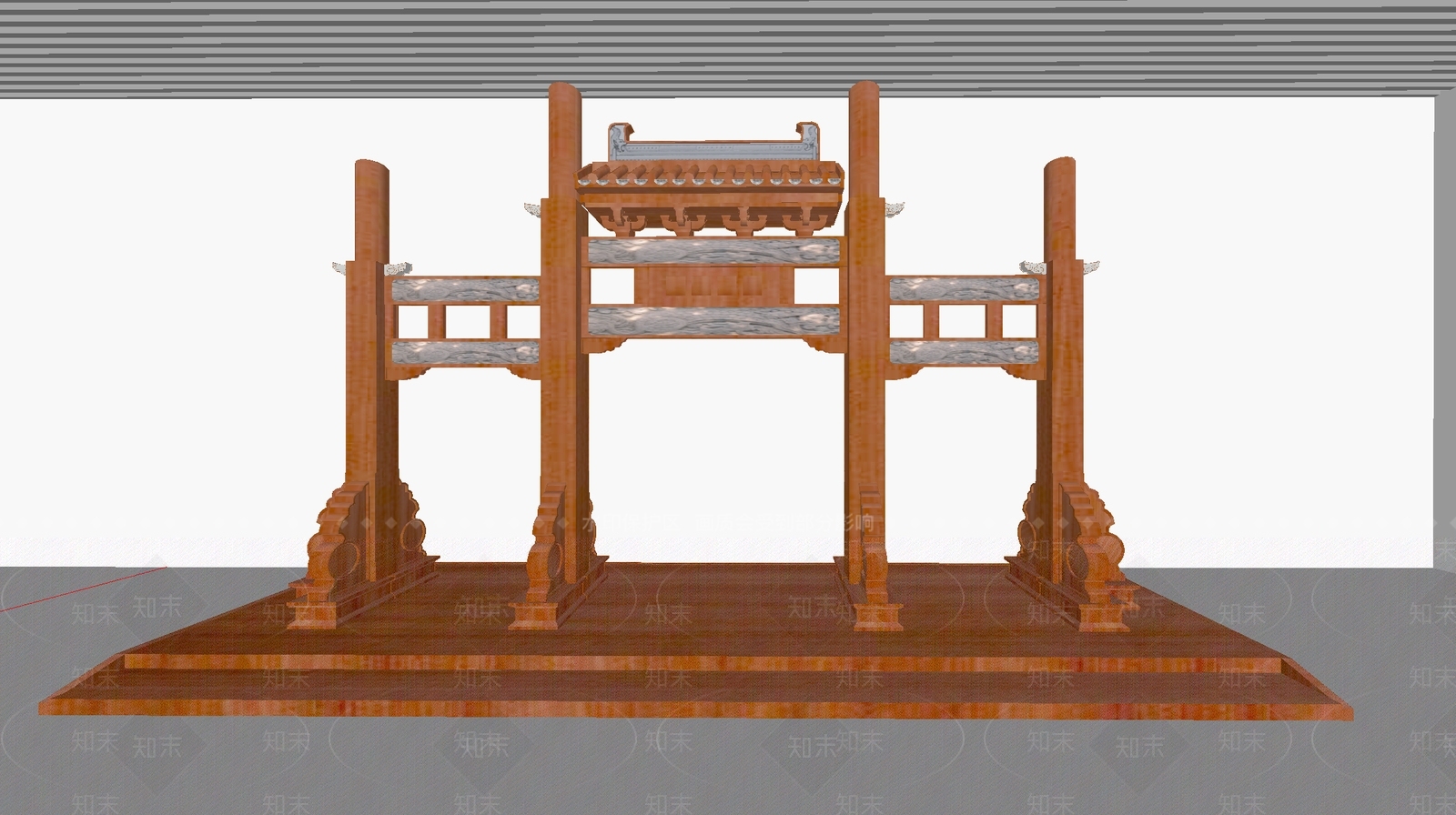 中式其他摆件SU模型下载【ID:1199971504】