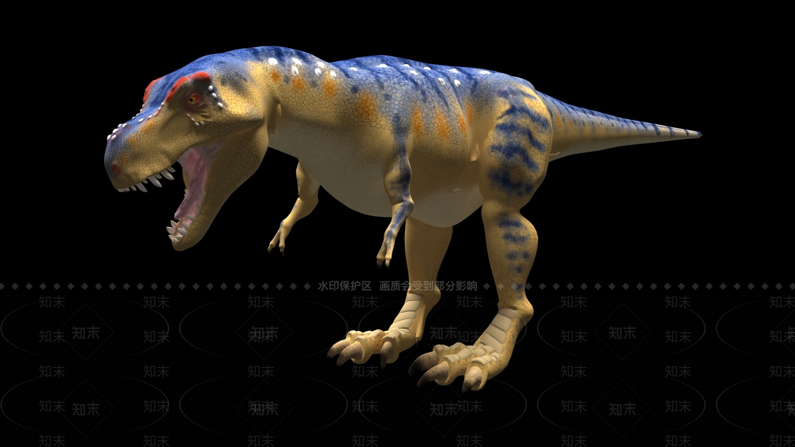 爬行类动物3D模型下载【ID:1199972086】