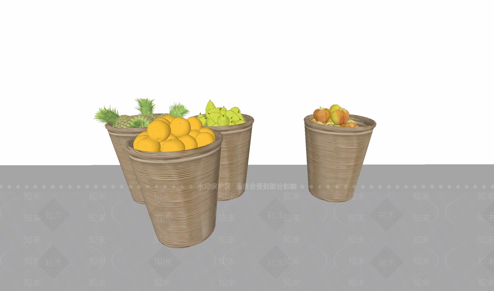 水果蔬菜SU模型下载【ID:1199972998】