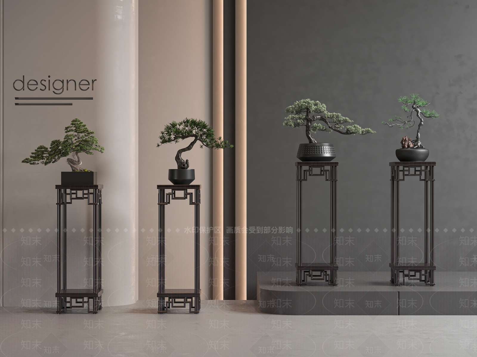 盆栽3D模型下载【ID:1199973434】