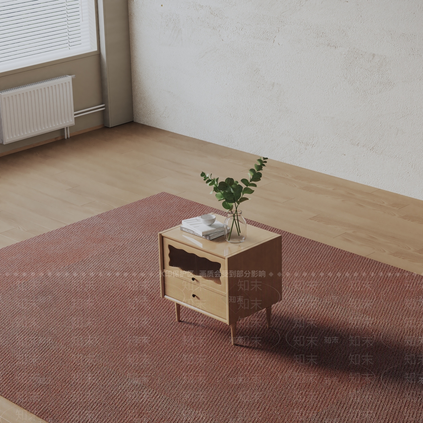 现代床头柜3D模型下载【ID:1199974106】