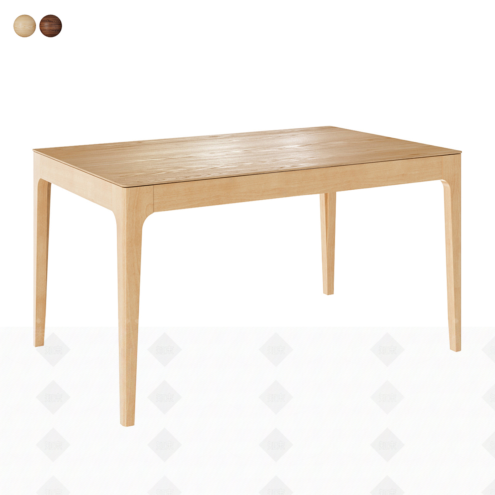 北欧餐桌3D模型下载【ID:1199982220】