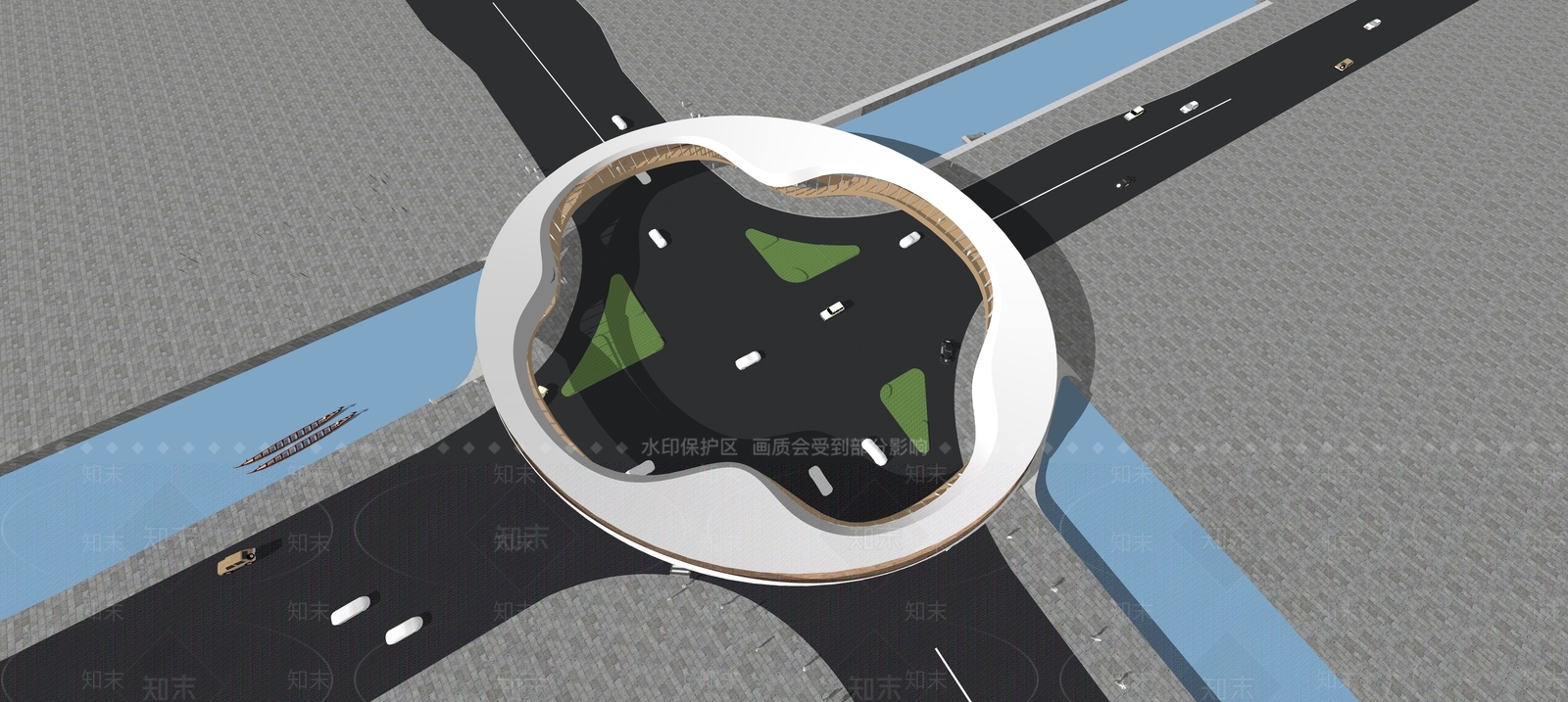 天桥SU模型下载【ID:1199984294】