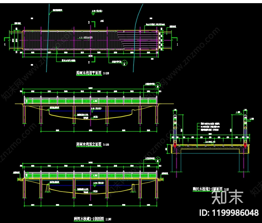 现代综合景观图库cad施工图下载【ID:1199986048】