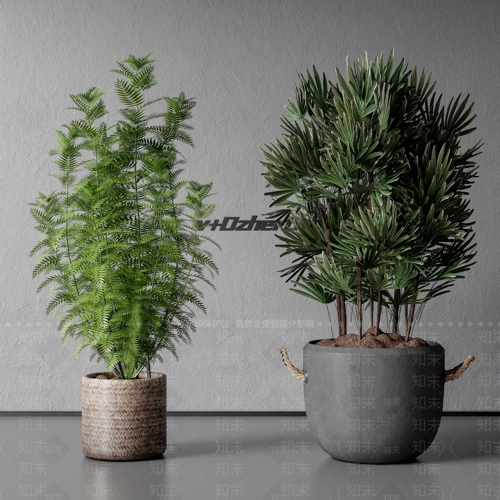 盆栽3D模型下载【ID:1199985951】